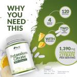 High Strength Potassium & Vitamin C - 240 Tablets