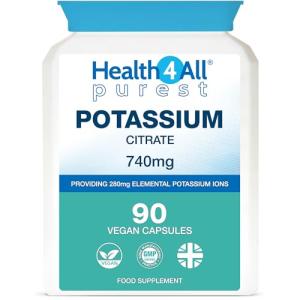 Health4All Potassium Citrate 740mg Vegan Electrolyte 90 Caps