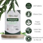 ProAid Potassium 200mg Tablets - 120 Count
