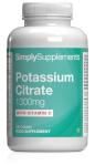 Potassium Citrate 1300mg with Vitamin C - 180 Tablets