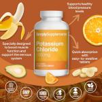 Potassium Chloride 1000mg for Muscle & Heart Health