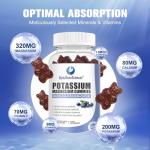 Potassium Magnesium Gummies for Muscle and Immune Support
