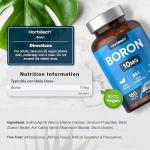 Boron 10mg Supplement | 180 Vegan Tablets