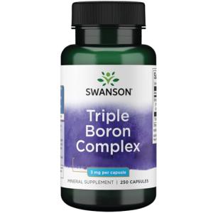 Swanson Triple Boron Complex 3mg, 250 Capsules
