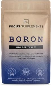 High Strength Boron Supplements - 240 Tablets