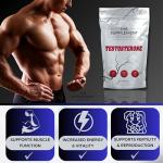 Testosterone Support Stack: 5-in-1 Supplement Blend