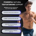 Testosterone Support Stack: 5-in-1 Supplement Blend