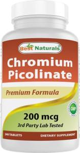 Chromium Picolinate 200 mcg - 240 Tablets