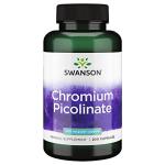 Swanson Chromium Picolinate 200mcg - 200 Capsules