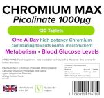 Lindens Chromium Max 1000mcg - 120 Tablets