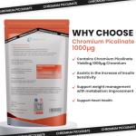 Chromium Picolinate 1000µg - Metabolism & Cravings Support