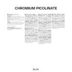 High-Strength Bulk Chromium Picolinate Tablets, 250 µg