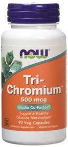 Now Foods Tri-Chromium 500mcg Capsules, 90 Count