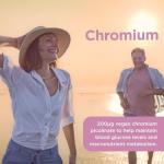 Healthspan Chromium for Blood Sugar Support - 360 Tablets