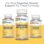 Solaray Chromium Picolinate 200mcg - 100 Vegan Tablets