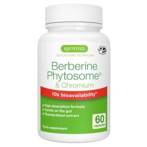 Advanced Berberine & Chromium Picolinate Supplement 60 Caps