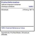 Ionic Chromium Liquid – 100ml Trace Mineral