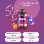 Inositol 4000mg Tablets with B6, B9 & Chromium