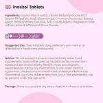 Inositol 4000mg Tablets with B6, B9 & Chromium