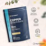High Strength Copper Bisglycinate 10mg - 120 Tablets