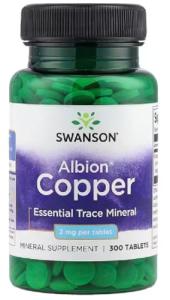 Swanson Copper 2mg for Bone & Heart Health