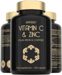 High Strength Vitamin C & Zinc - 120 Veggie Capsules