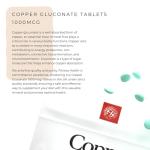 Copper Gluconate 1MG Tablets for Vegans 120 Count
