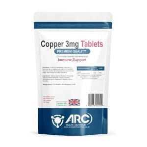 High-Strength Vegan Chelated Copper Supplement, 365 Tablets