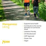 MOBU Vegan Manganese 14mg Tablets for Joint Health