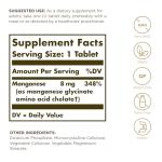 Solgar Chelated Manganese Tablets - 100 Count
