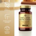 Solgar Chelated Manganese Tablets - 100 Count