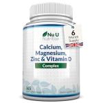Zinc, Calcium, Magnesium & Vitamin D Complex 365 Tablets