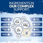 Zinc, Calcium, Magnesium & Vitamin D Complex 365 Tablets