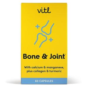 Bone & Joint Support Supplement with Turmeric, 60 Capsules