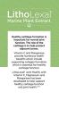 LithoLexal Joint Health Tablets with Plant-Based Calcium