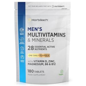 Men's Multivitamin Tablets with 28 Nutrients - 180 Count