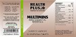 Health Plus Multimins Mineral Supplement, 60 Tablets