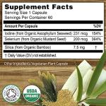 Organic Selenium 200mcg with Iodine and Silica