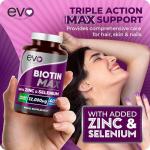 Biotin Max with Zinc & Selenium for Hair Health