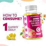 Selenium Gummies 200mcg for Superior Absorption, 90 Count