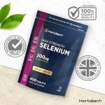 Selenium 200mcg Supplement – 400 Tablets, Vegan