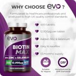Biotin Max with Zinc & Selenium for Hair Health