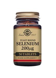 Solgar Yeast Bound Selenium 200 µg Tablets – 50 Count