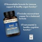 Dr. Mercola Zinc Plus Selenium, 30 Capsules