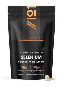 Selenium 200mcg Tablets for Immune & Thyroid Support
