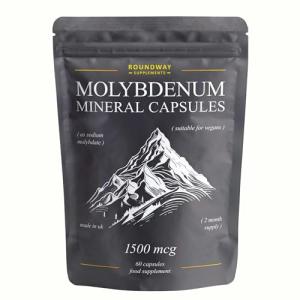High Strength Molybdenum Capsules – 1500mcg, 60 Count