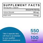 Sodium Butyrate Capsules for Gut Health Support