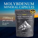 High Strength Molybdenum Capsules – 1500mcg, 60 Count