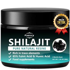 Pure Shilajit Resin with 75% Fulvic Acid