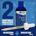 Liquid Ionic Fulvic Acid - 250 mg Mineral Complex